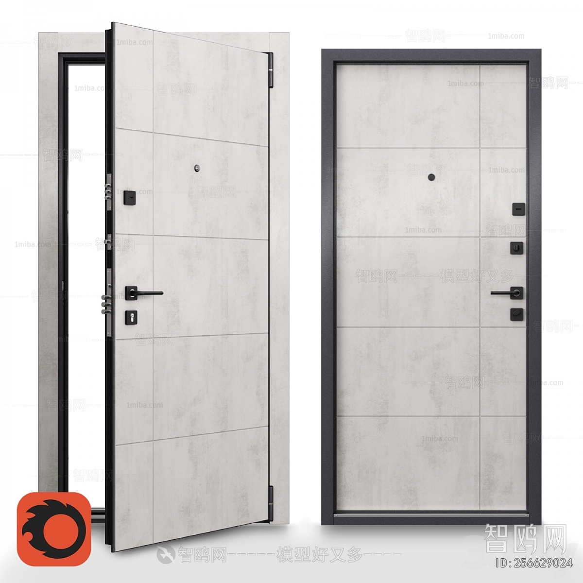 Modern Single Door