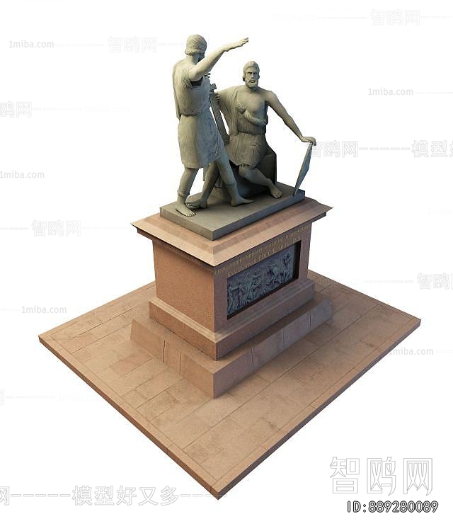 European Style Sculpture Sketch