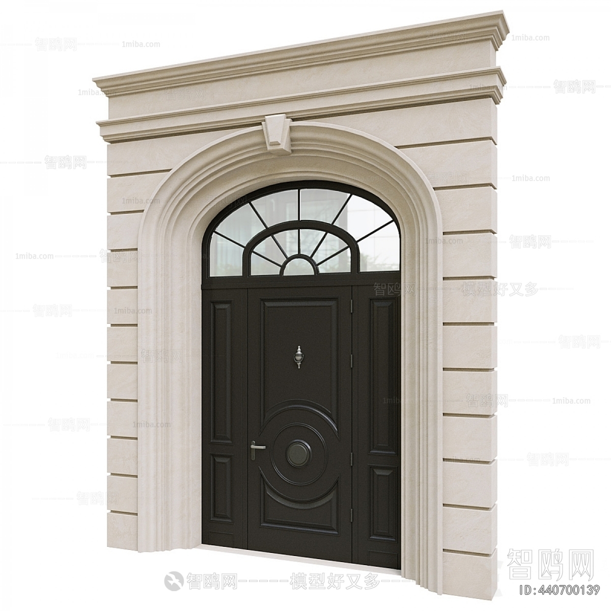 Simple European Style Entrance Door