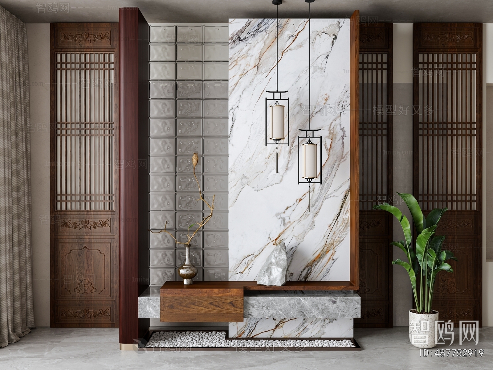 New Chinese Style Partition