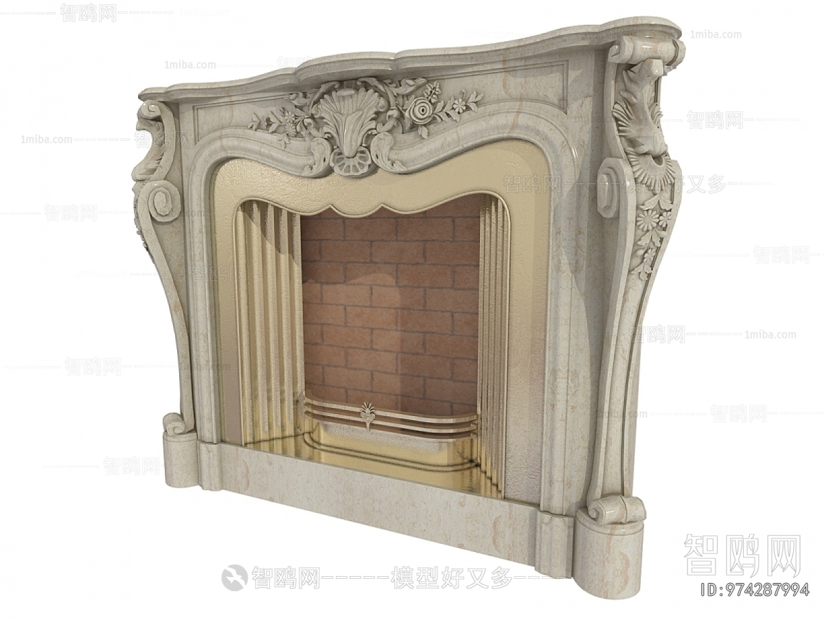 European Style Fireplace