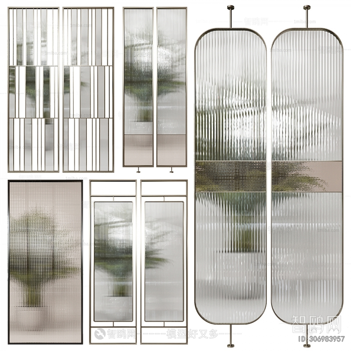 Modern Glass Screen Partition