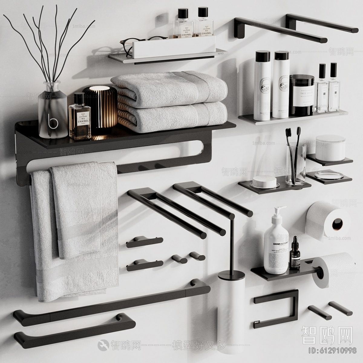 Modern Bathroom Rack