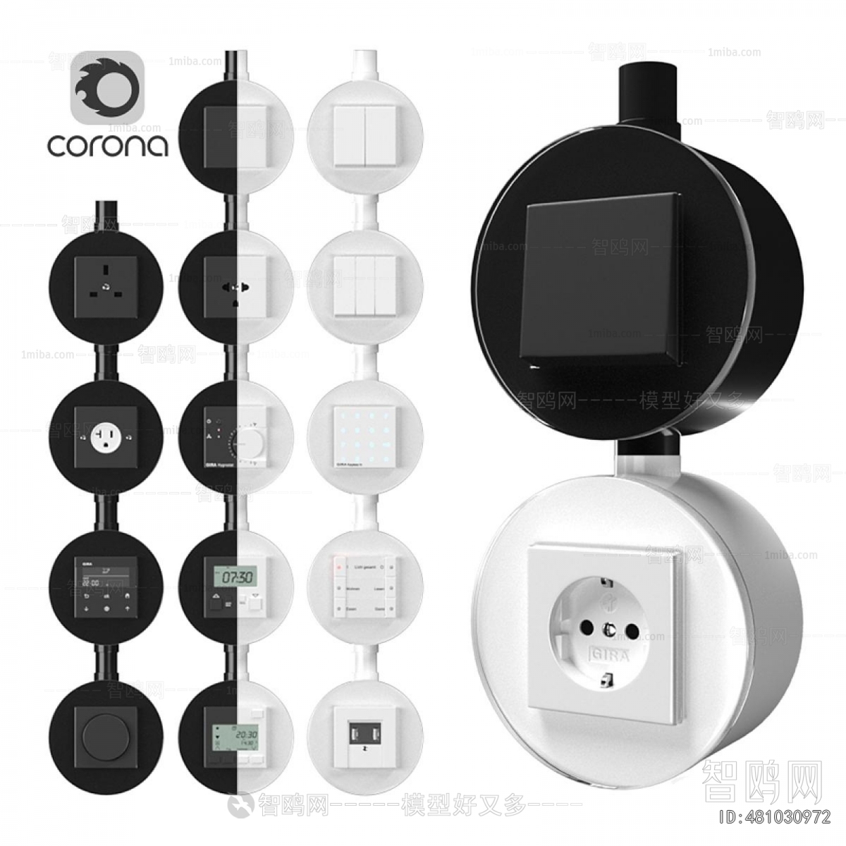 Modern Switch Socket Panel