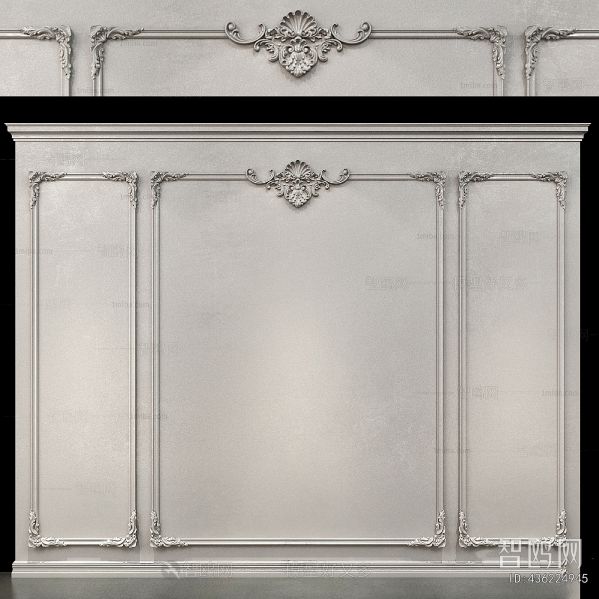 French Style TV Wall