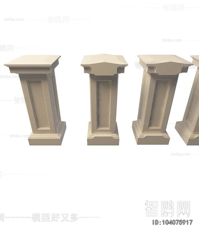 Simple European Style Column