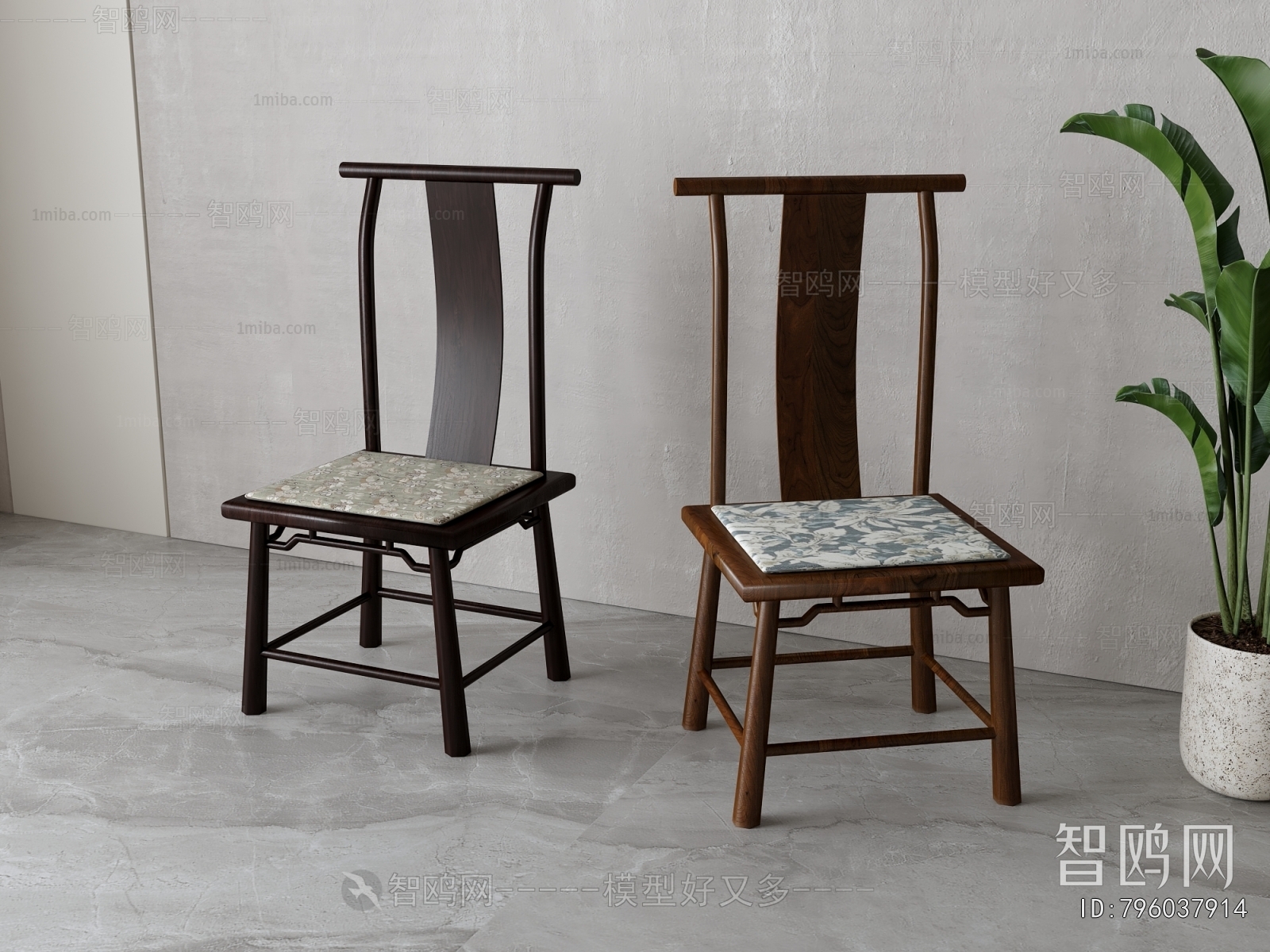 New Chinese Style Dining Chair