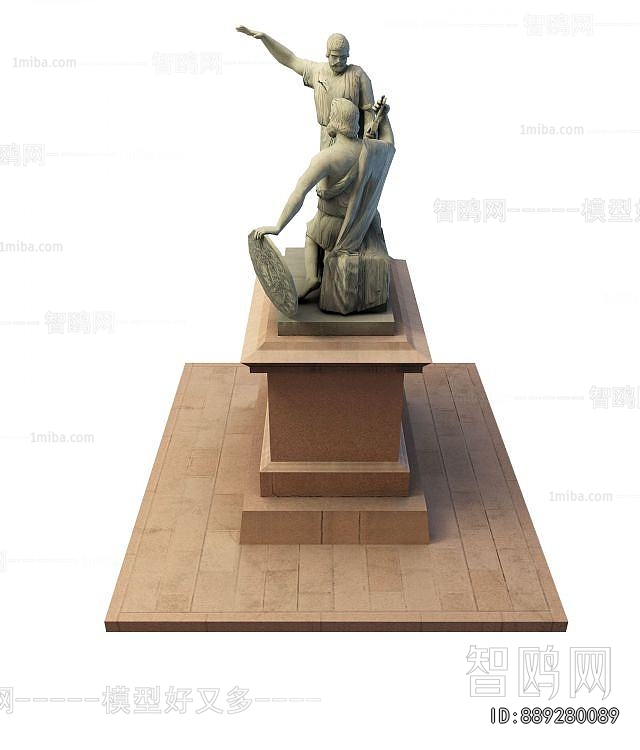 European Style Sculpture Sketch