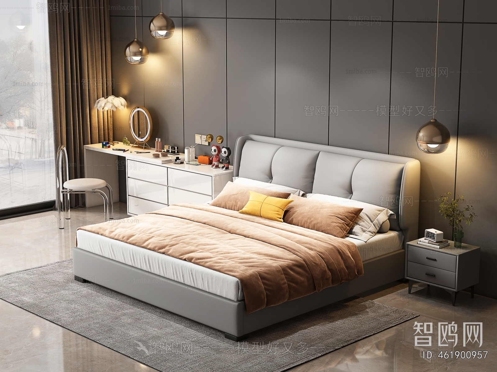 Modern Double Bed