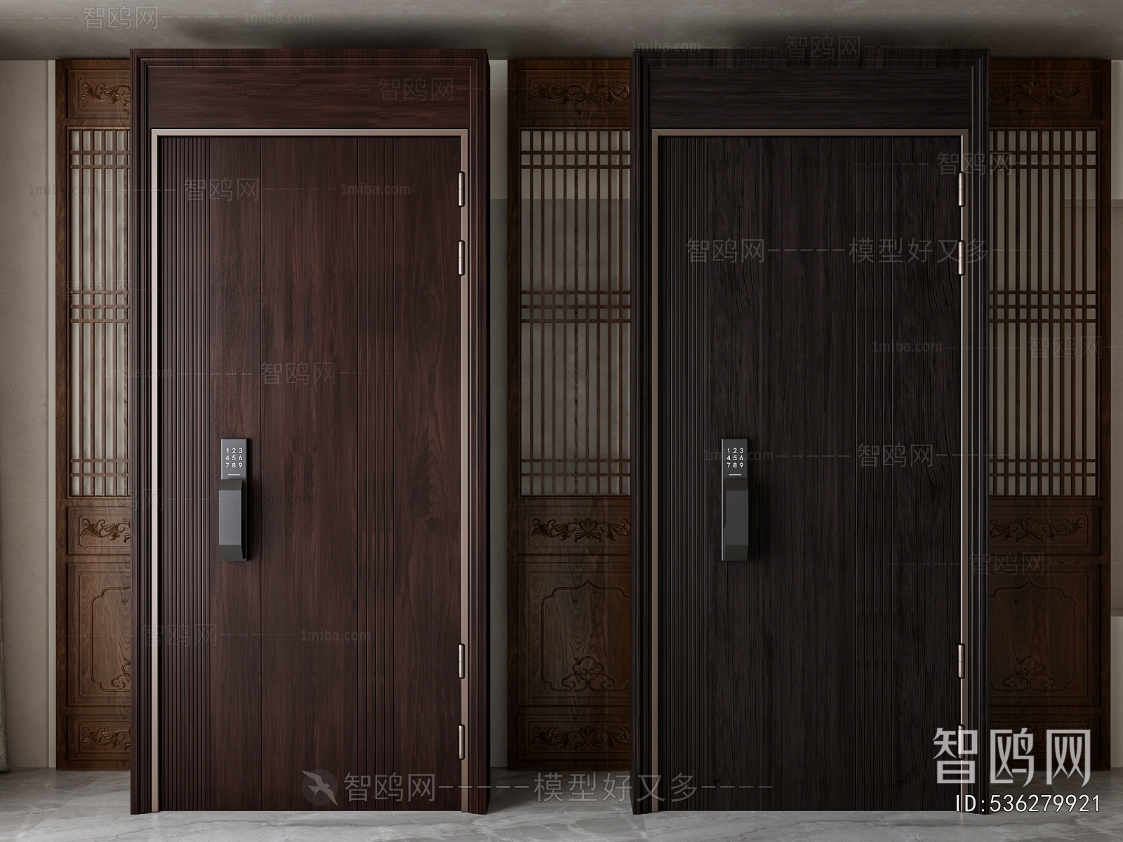 New Chinese Style Entrance Door