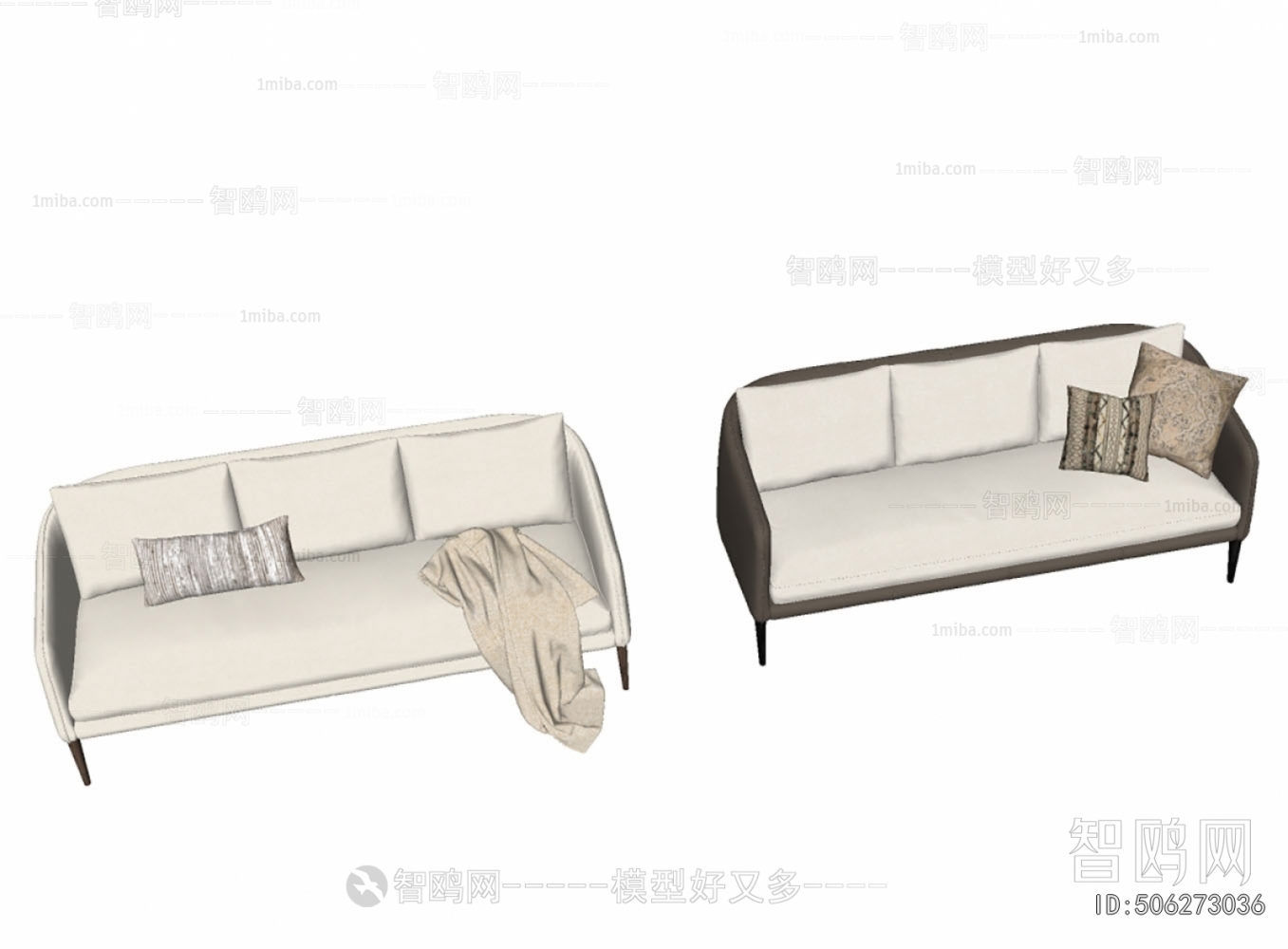 Modern Three-seat Sofa