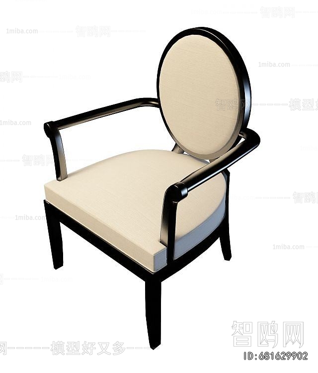 Simple European Style Lounge Chair