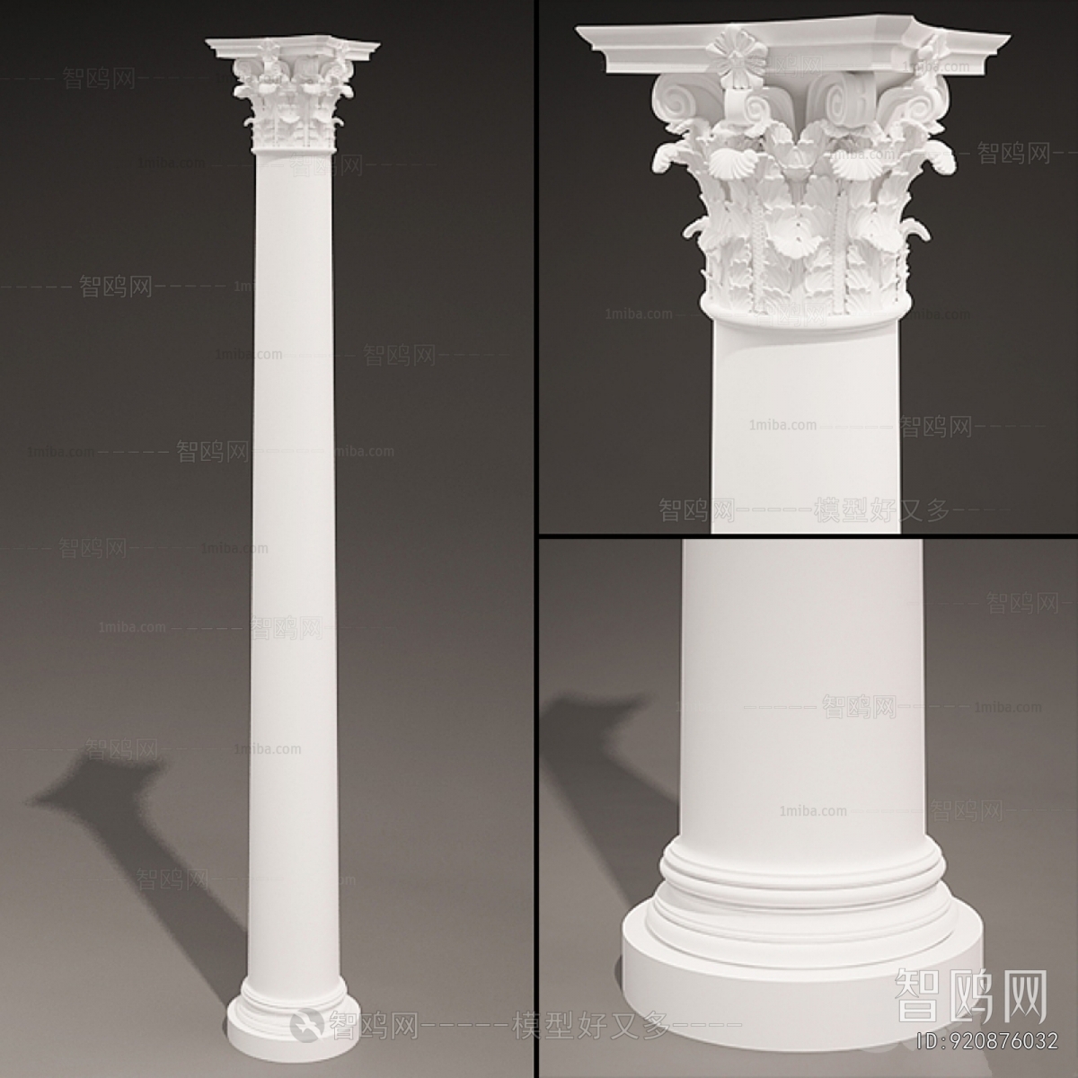 European Style Roman Pillar