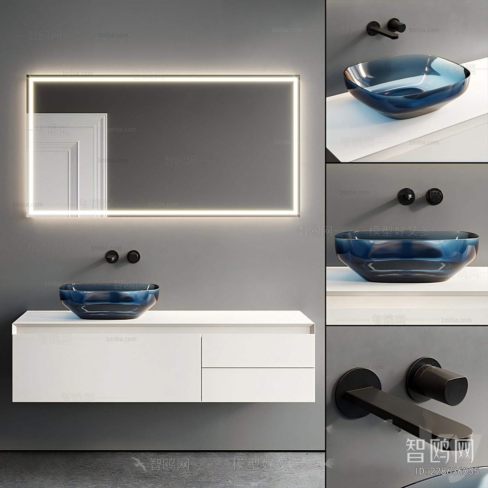 Modern Bathroom Cabinet