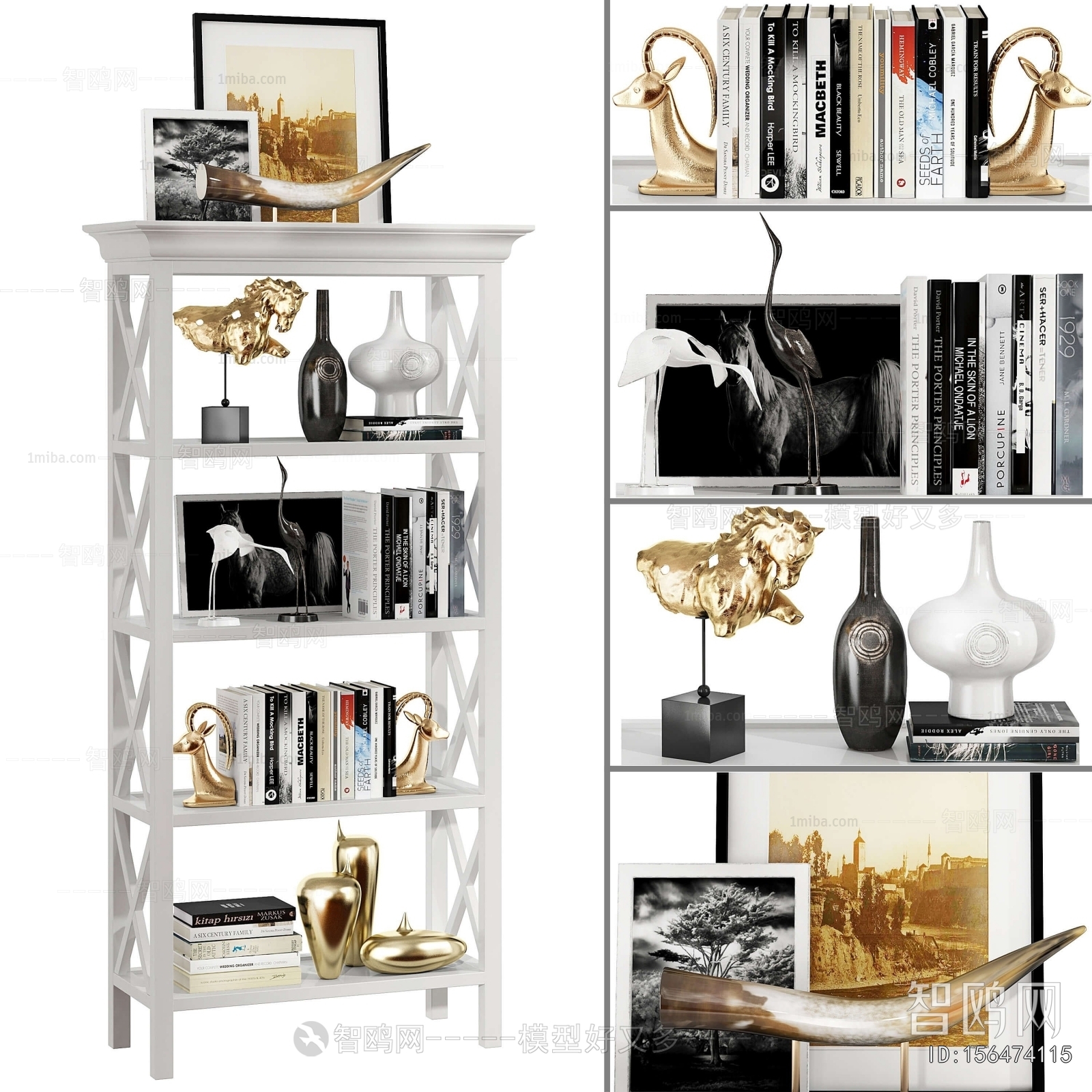 Simple European Style Shelving