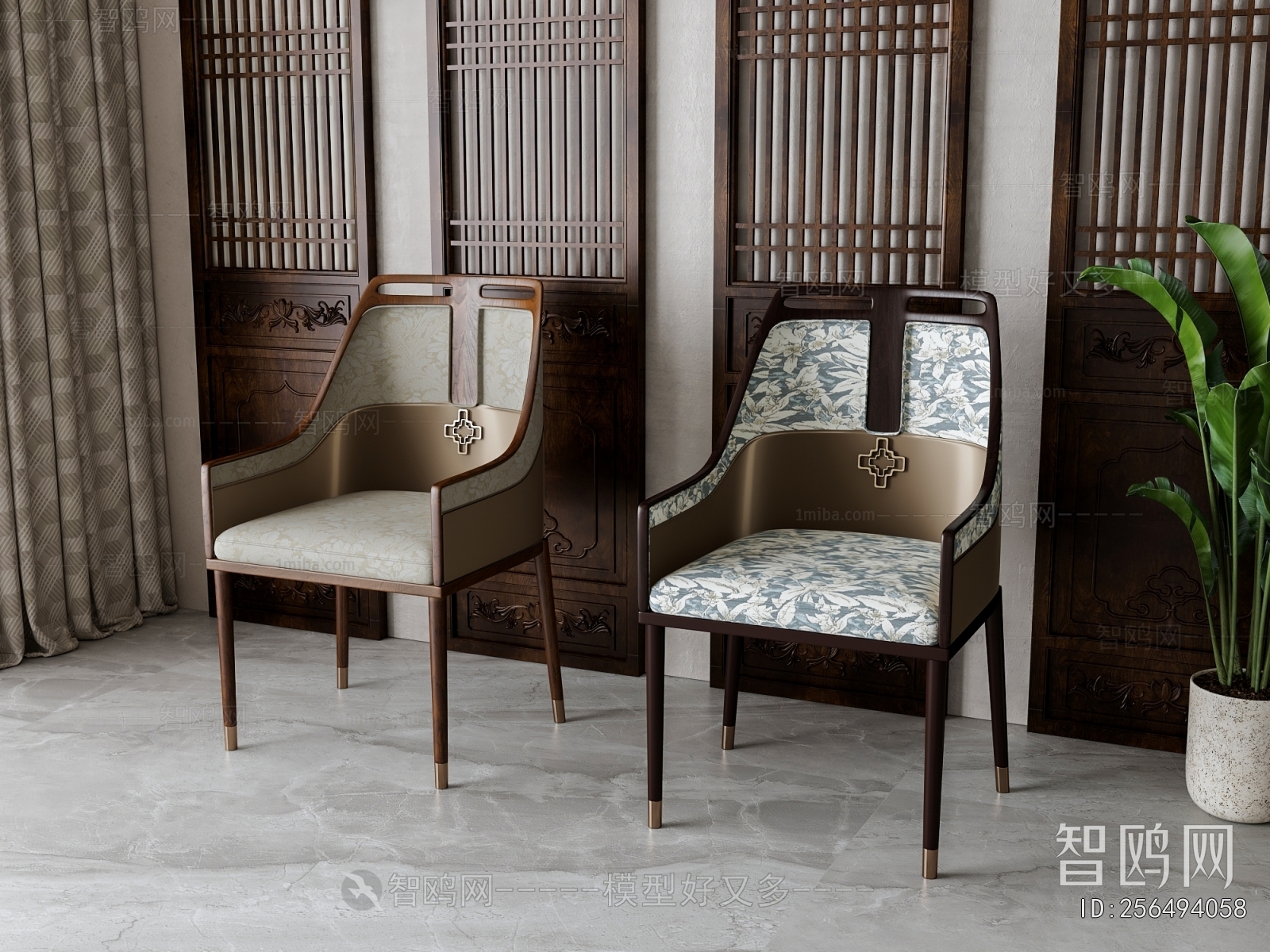 New Chinese Style Dining Chair