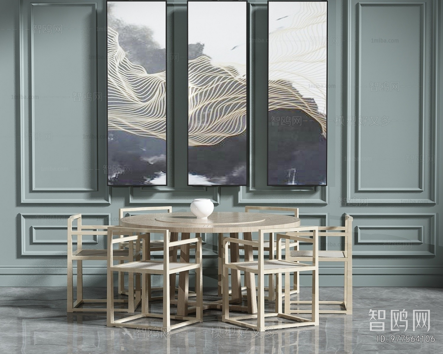 New Chinese Style Dining Table And Chairs