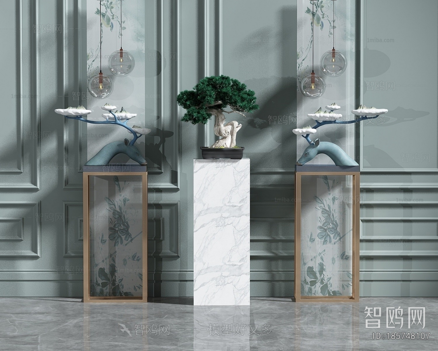 New Chinese Style Bonsai