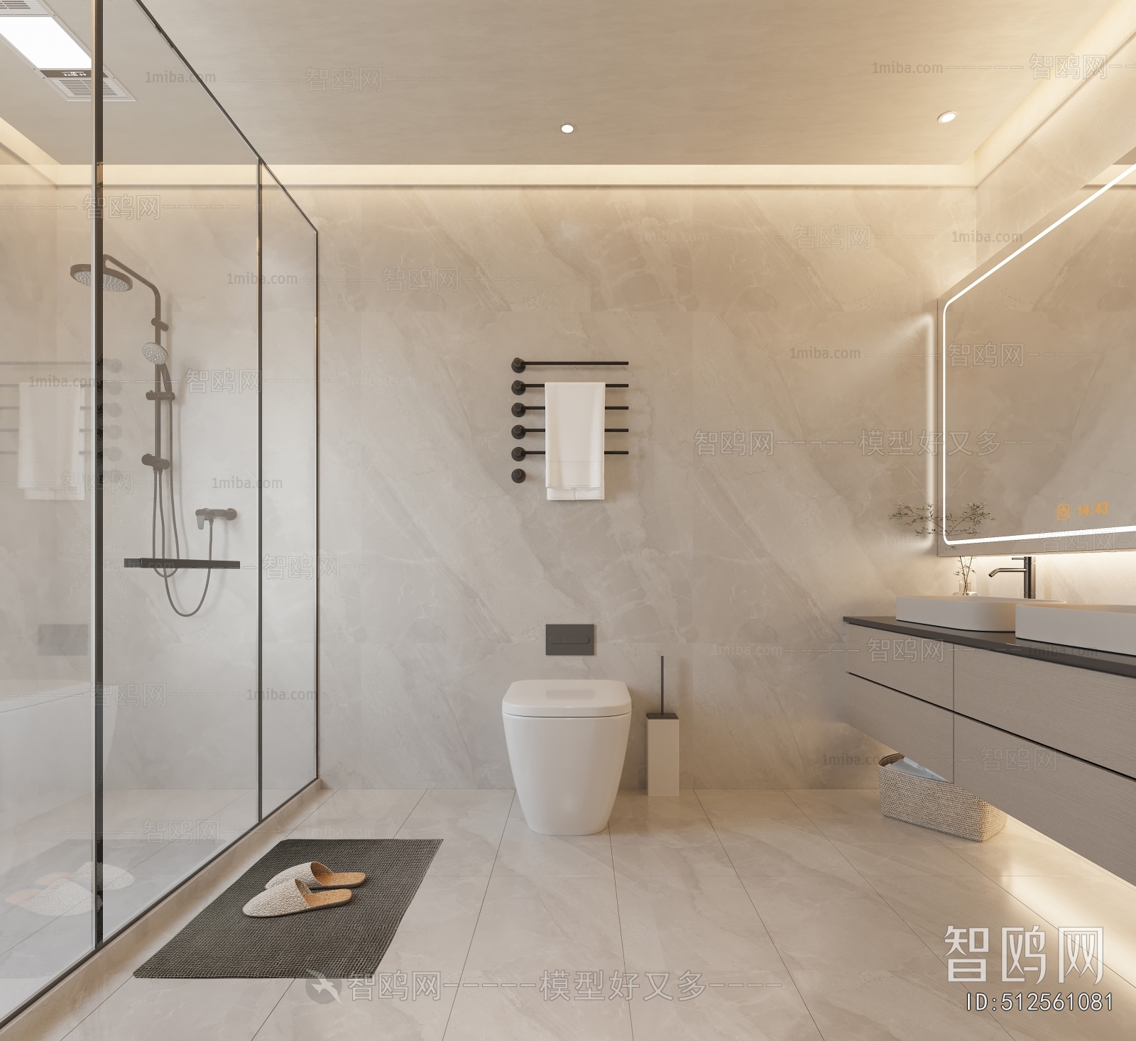 Modern Clothes Storage Area