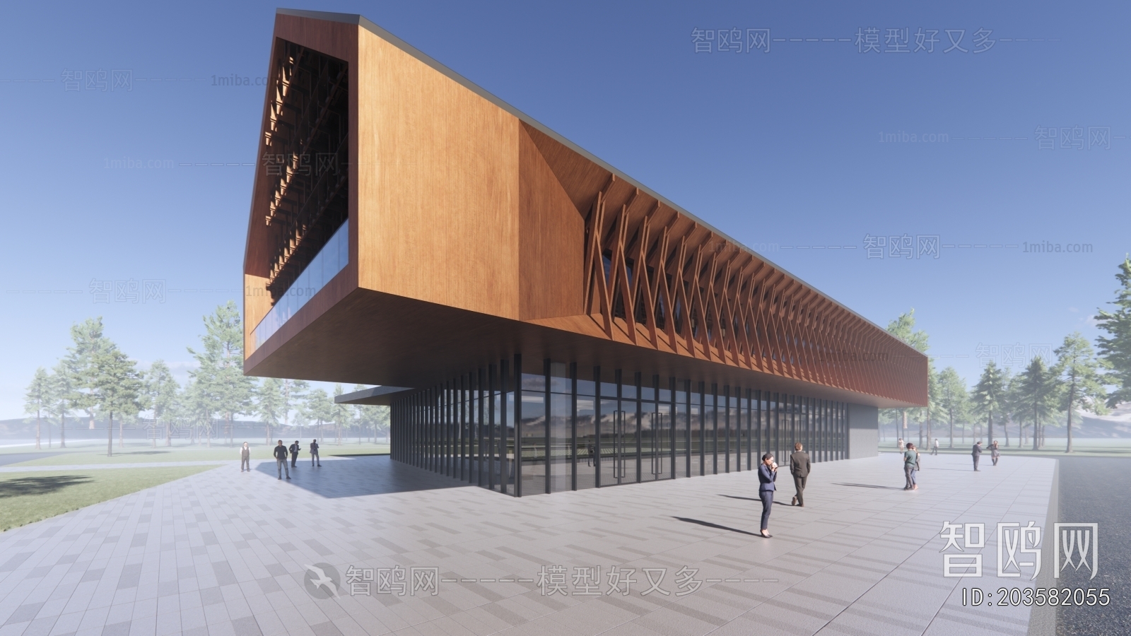 Modern Public Building