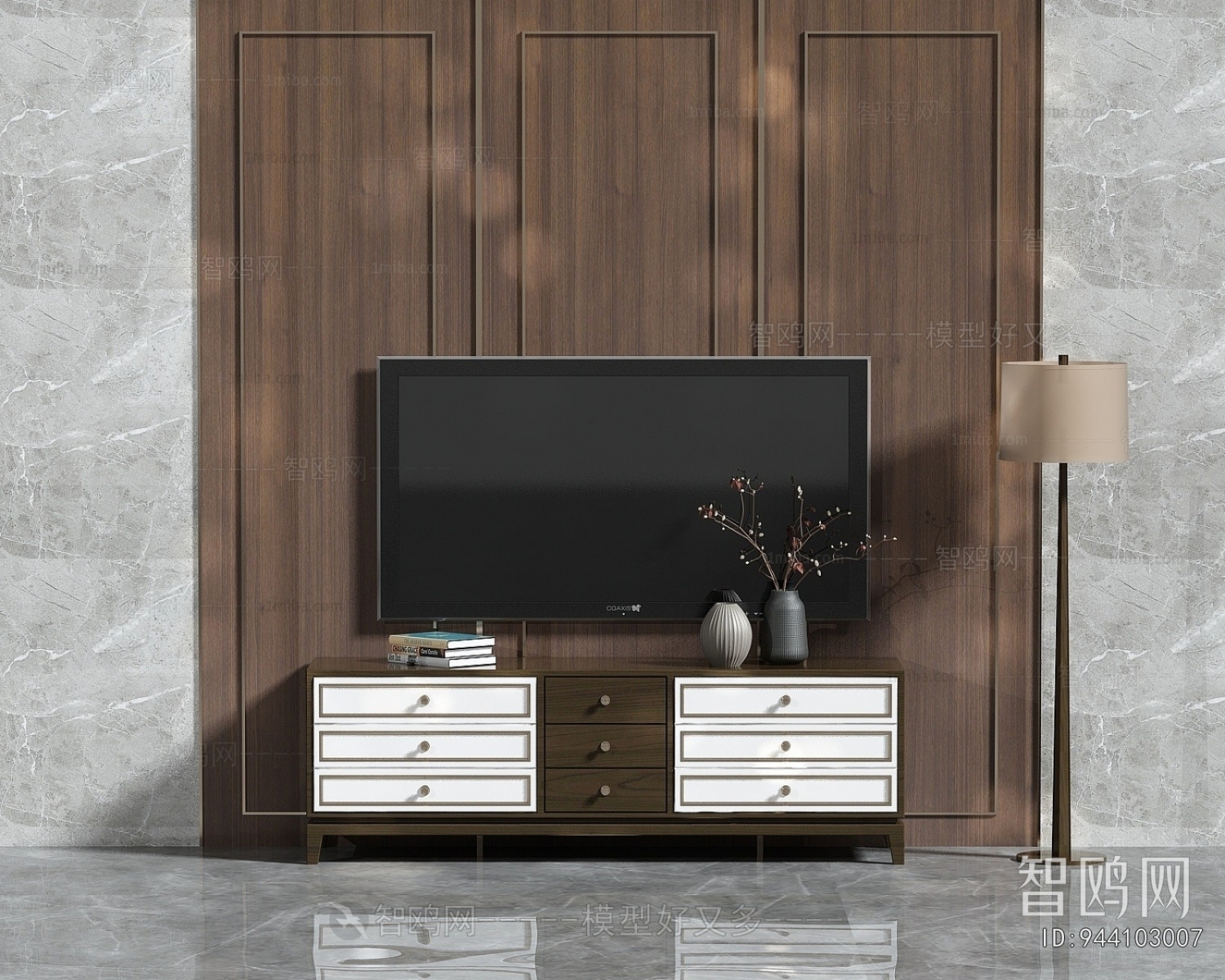 New Chinese Style TV Cabinet