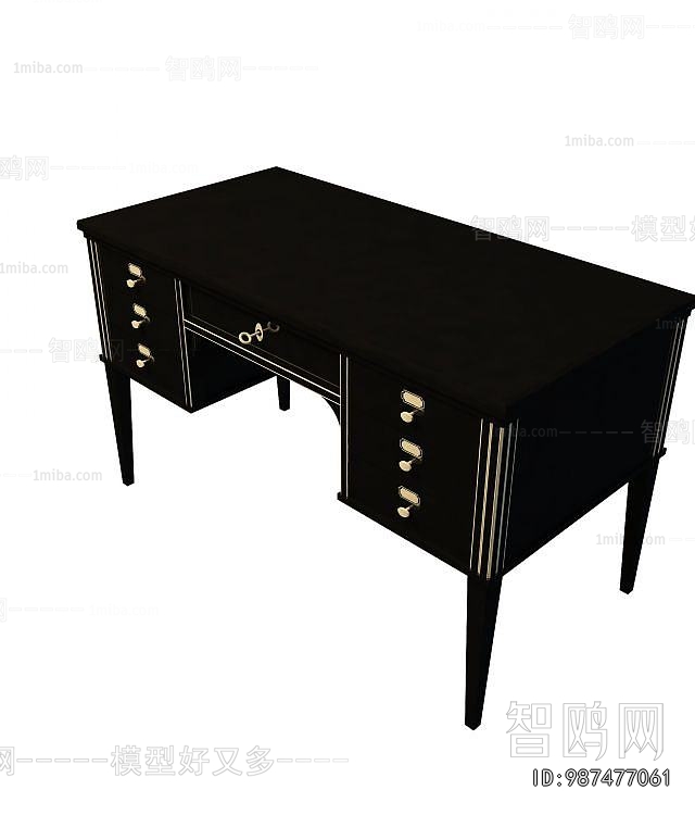 Simple European Style Desk