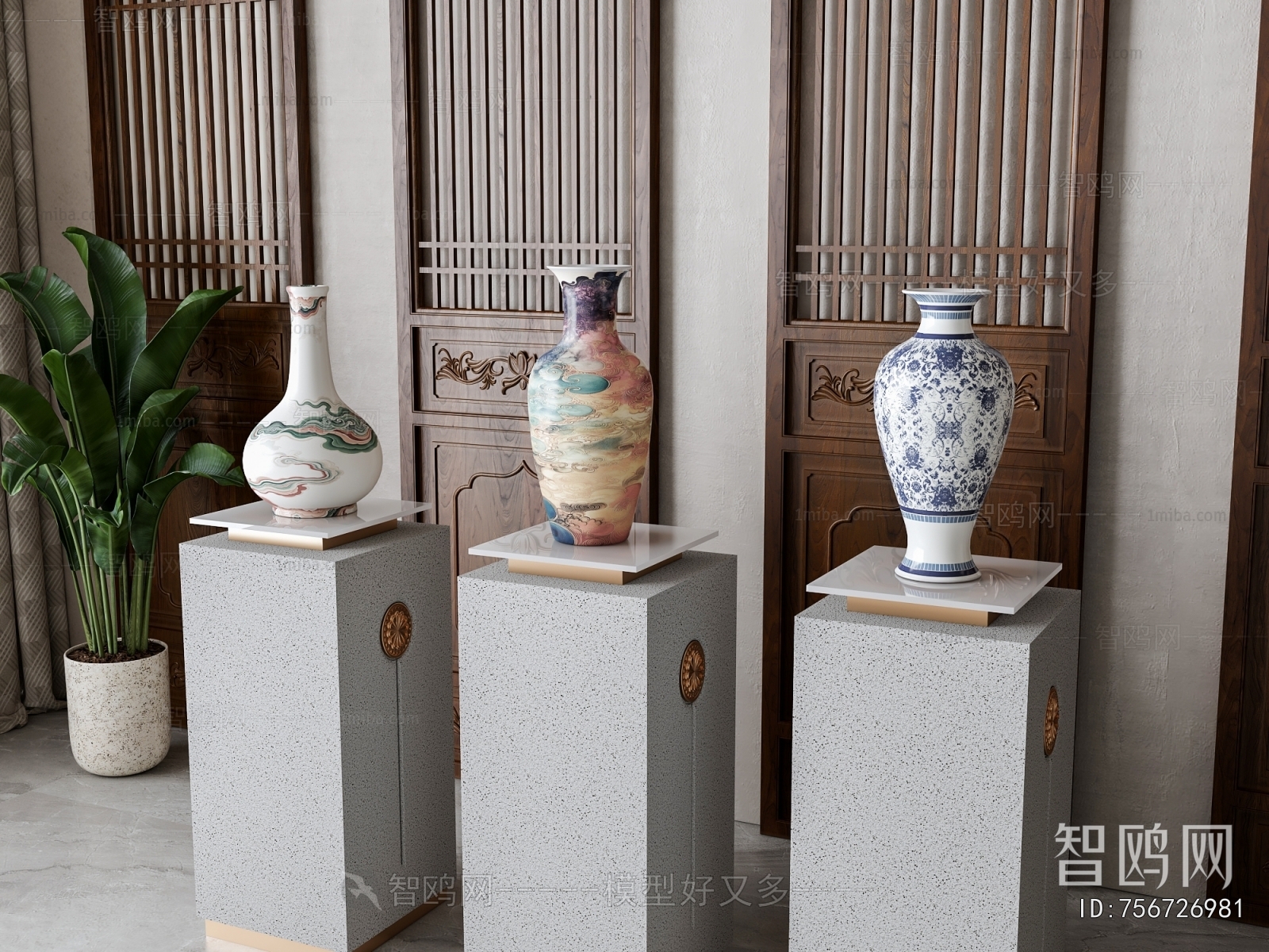 New Chinese Style Decorative Set