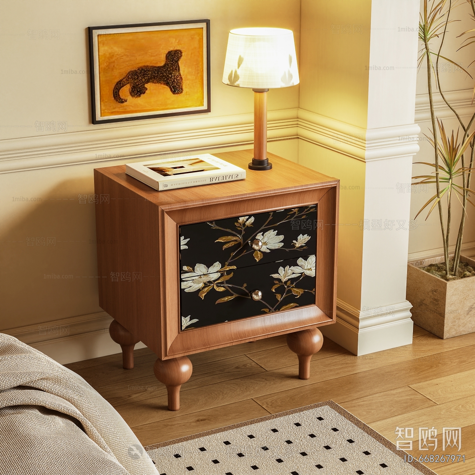 Modern Bedside Cupboard