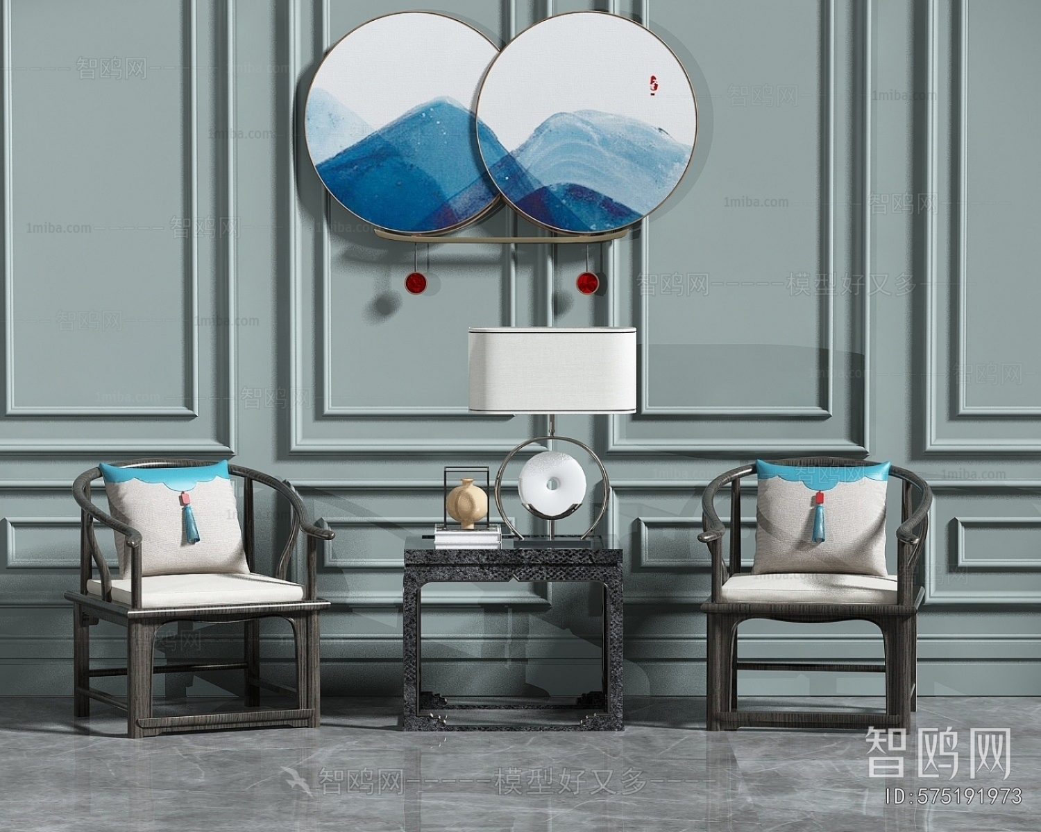 New Chinese Style Lounge Chair