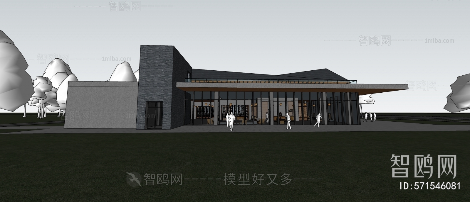 Modern Public Building