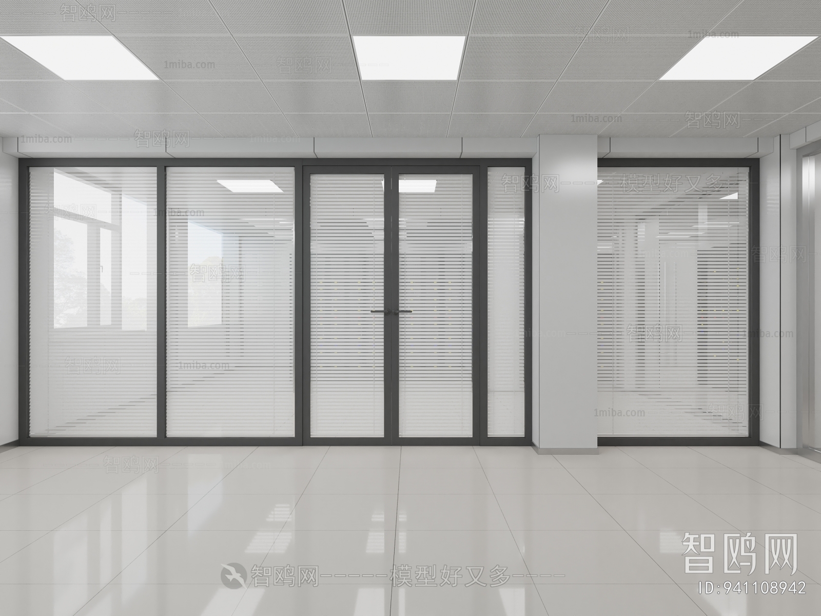 Modern Glass Screen Partition