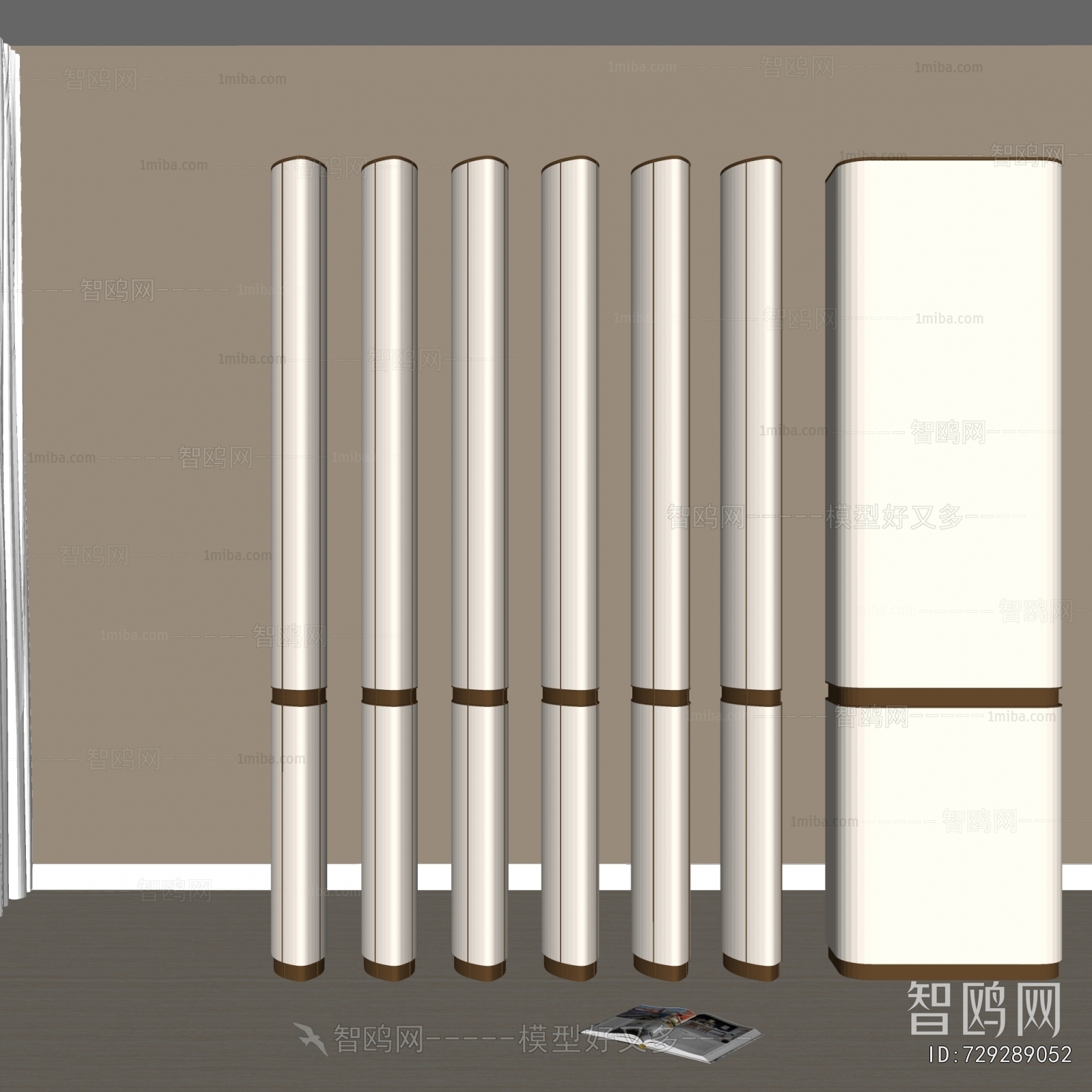 现代轻奢屏风隔断