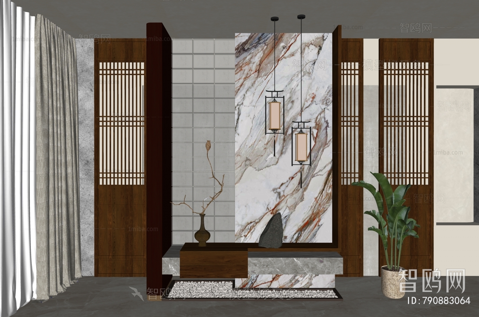 New Chinese Style Partition