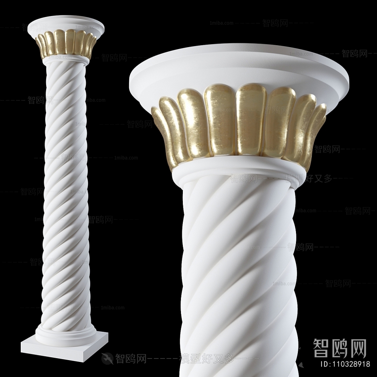 European Style Roman Pillar