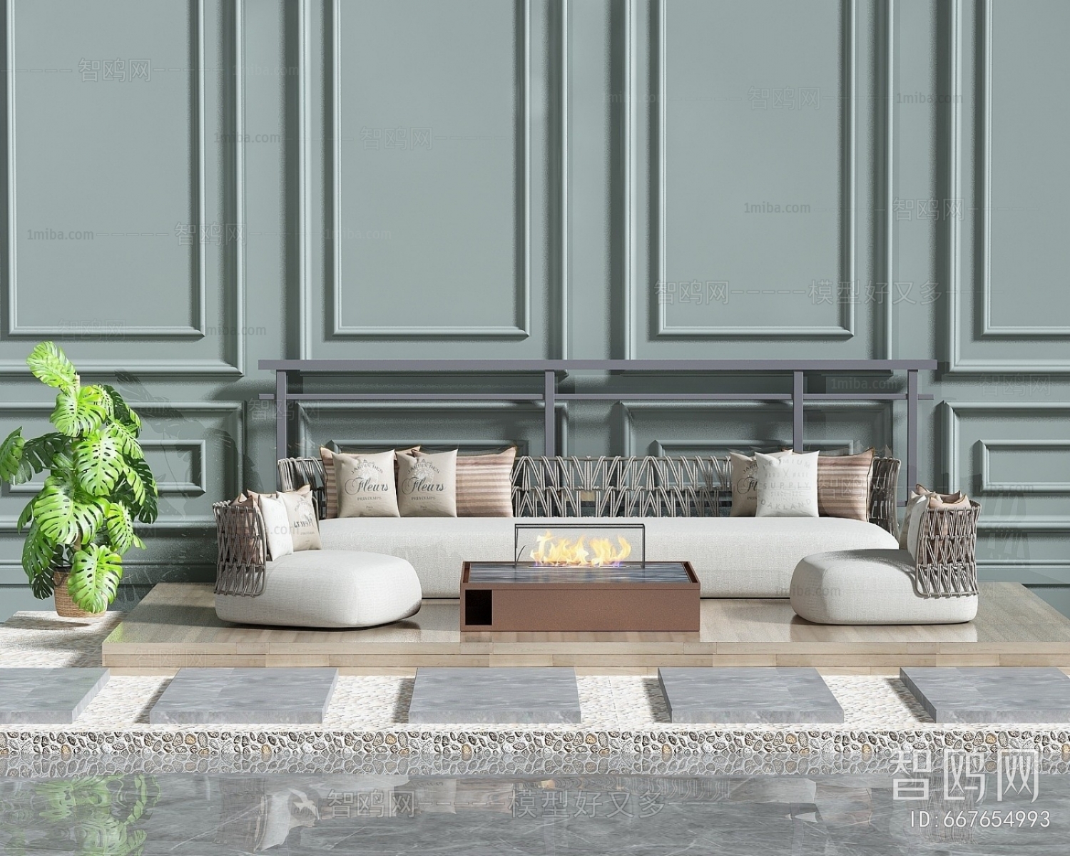 Nordic Style Sofa Combination