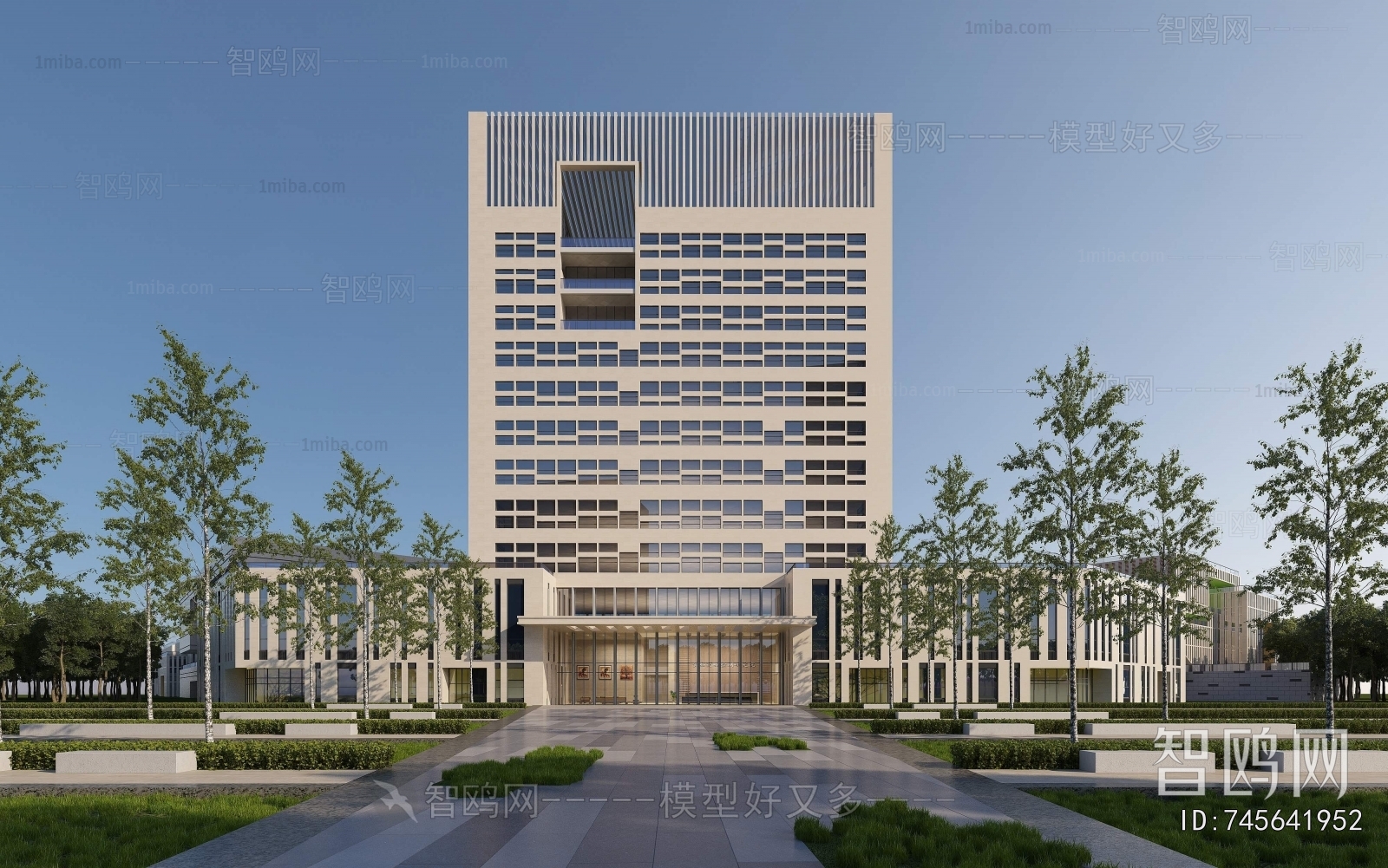 Modern Appearance Of Commercial Building