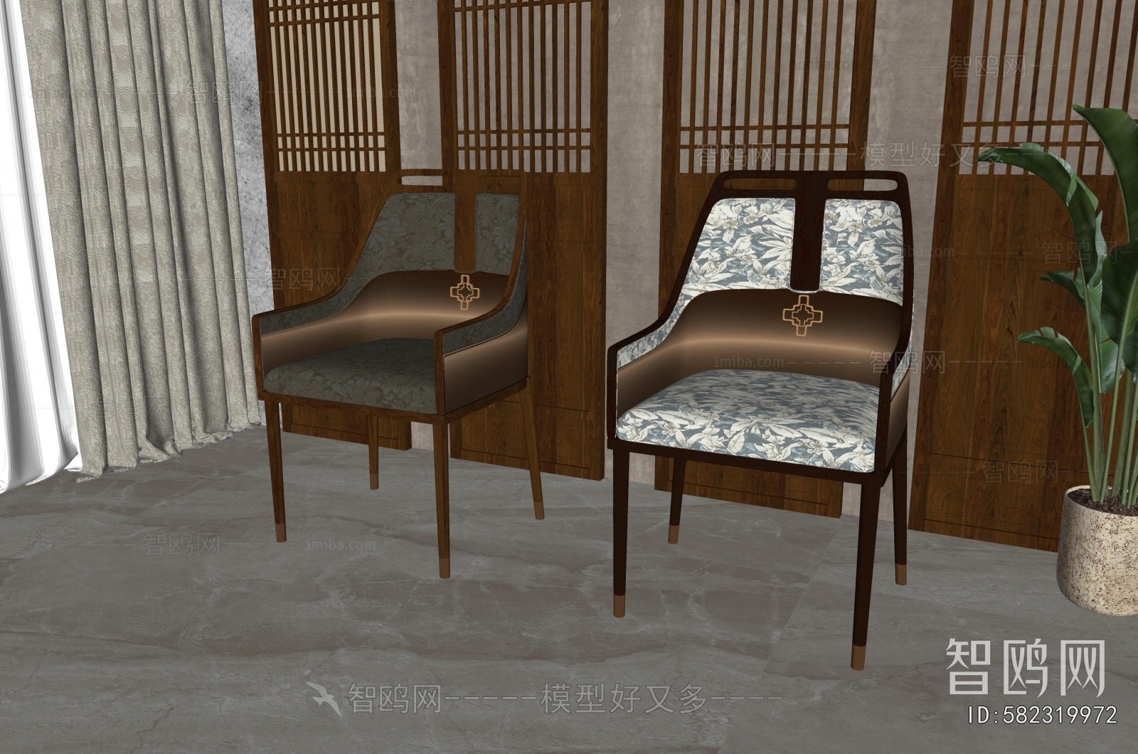 New Chinese Style Dining Chair
