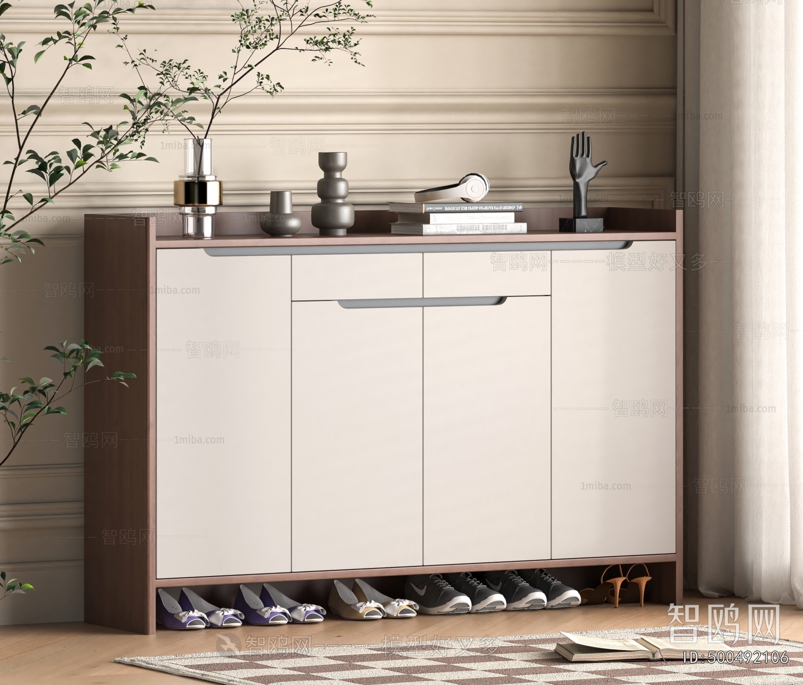 Modern Shoe Cabinet