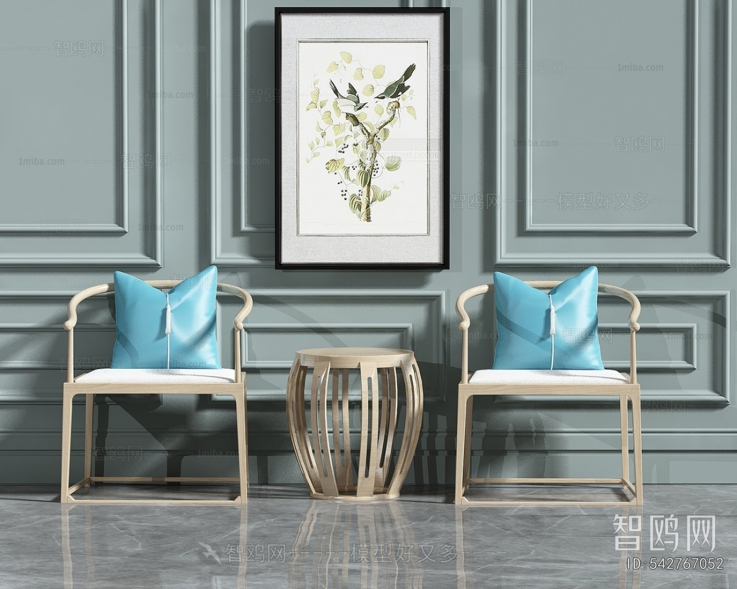 New Chinese Style Lounge Chair