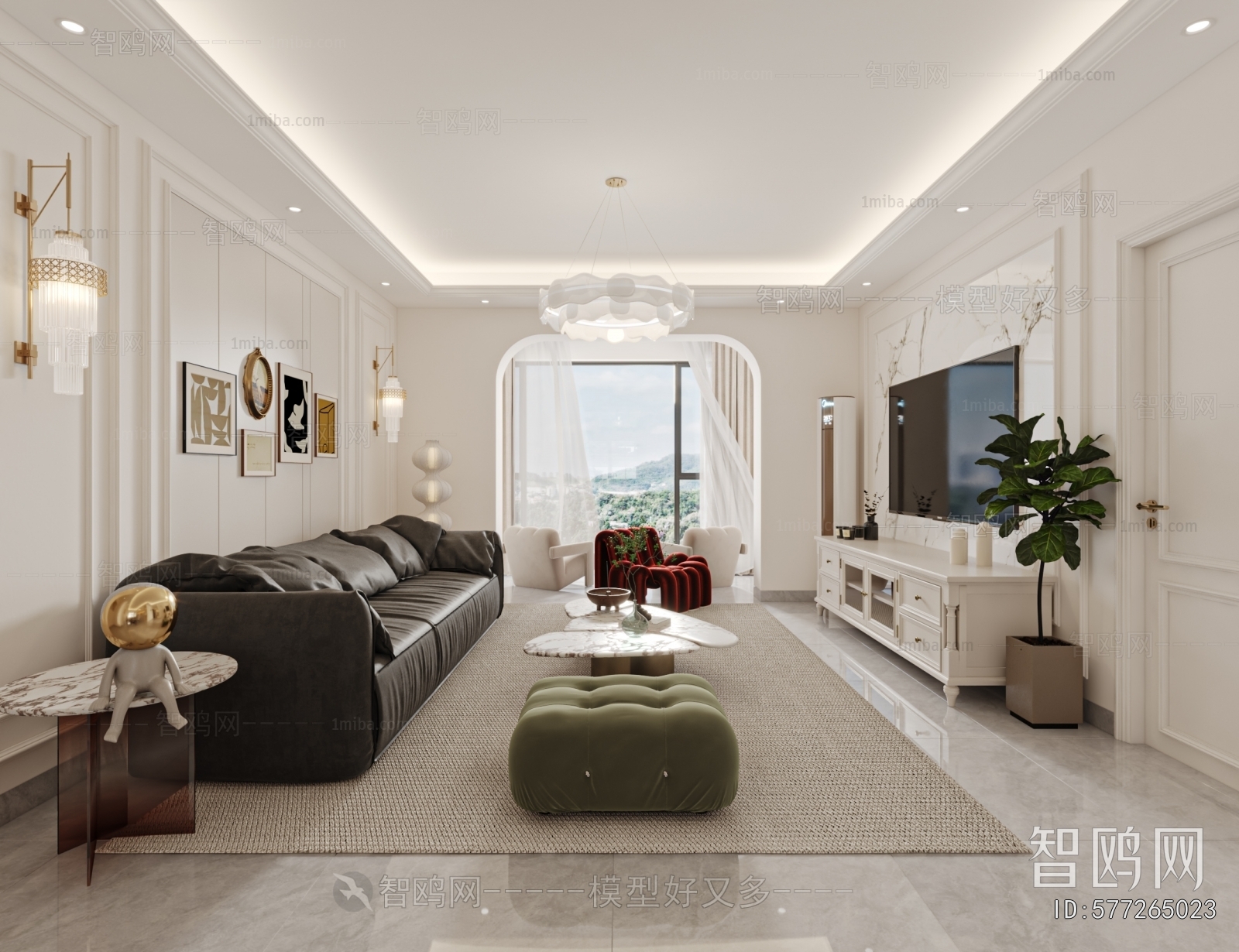 French Style A Living Room