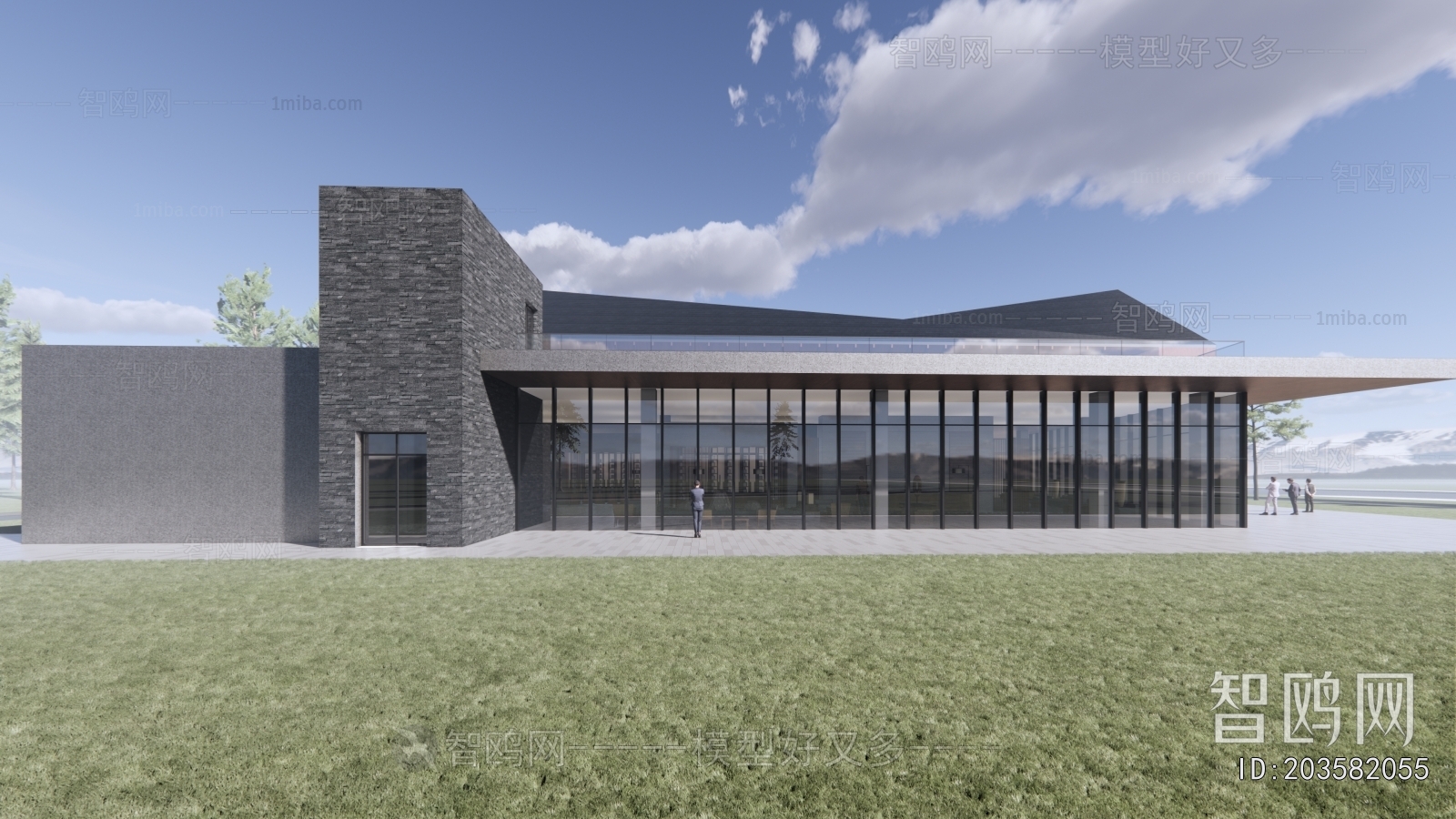 Modern Public Building