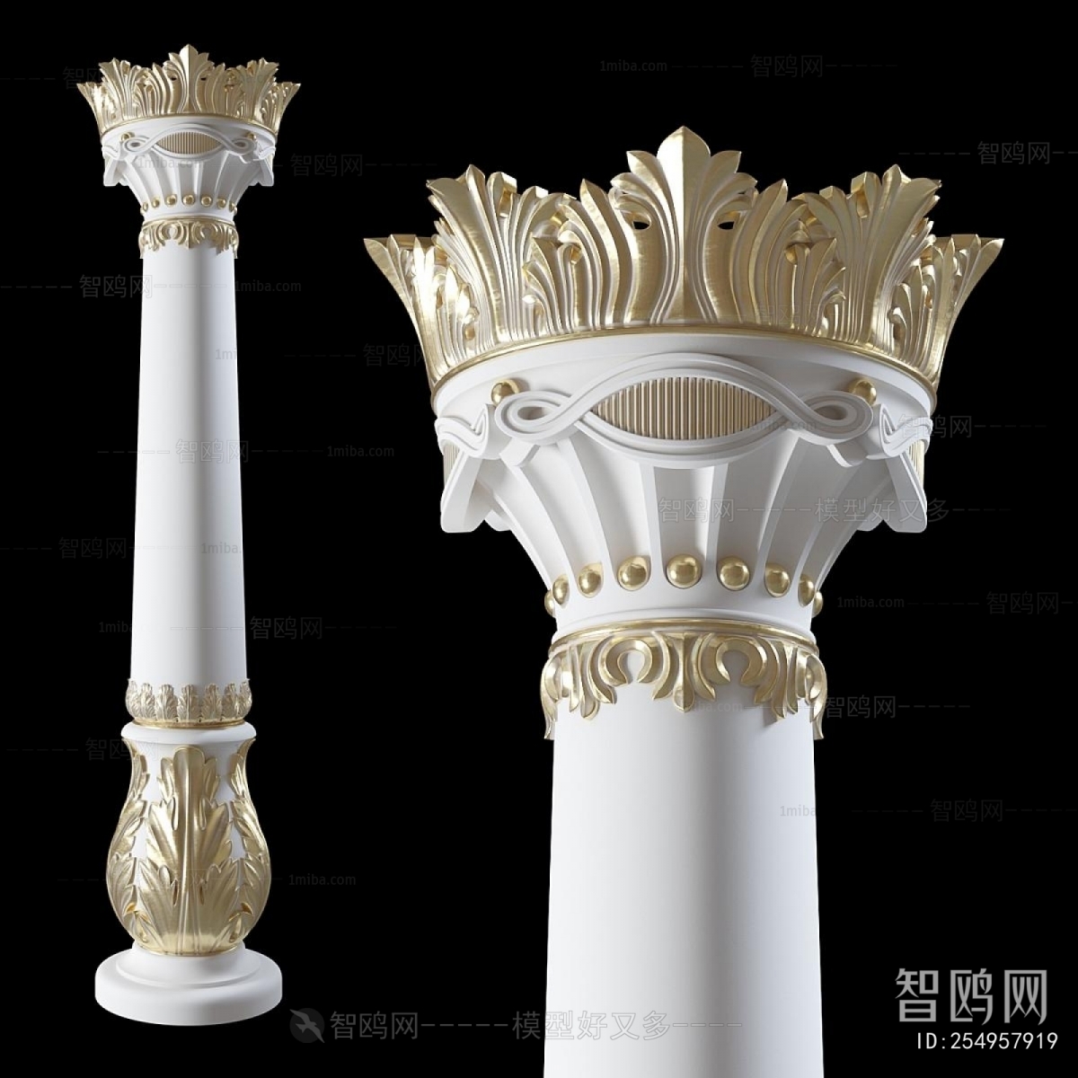 European Style Roman Pillar