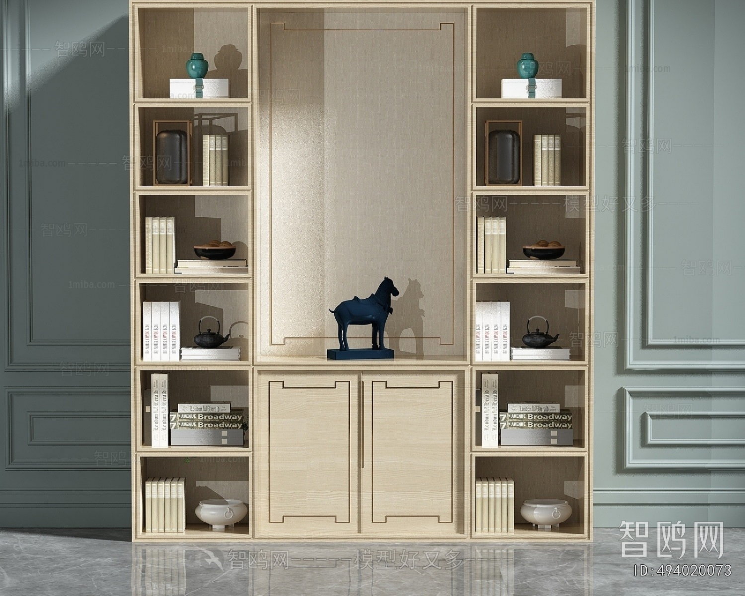 New Chinese Style Bookcase