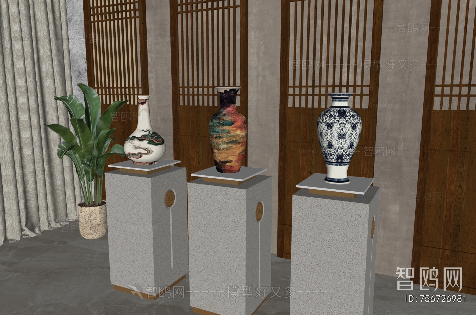 New Chinese Style Decorative Set
