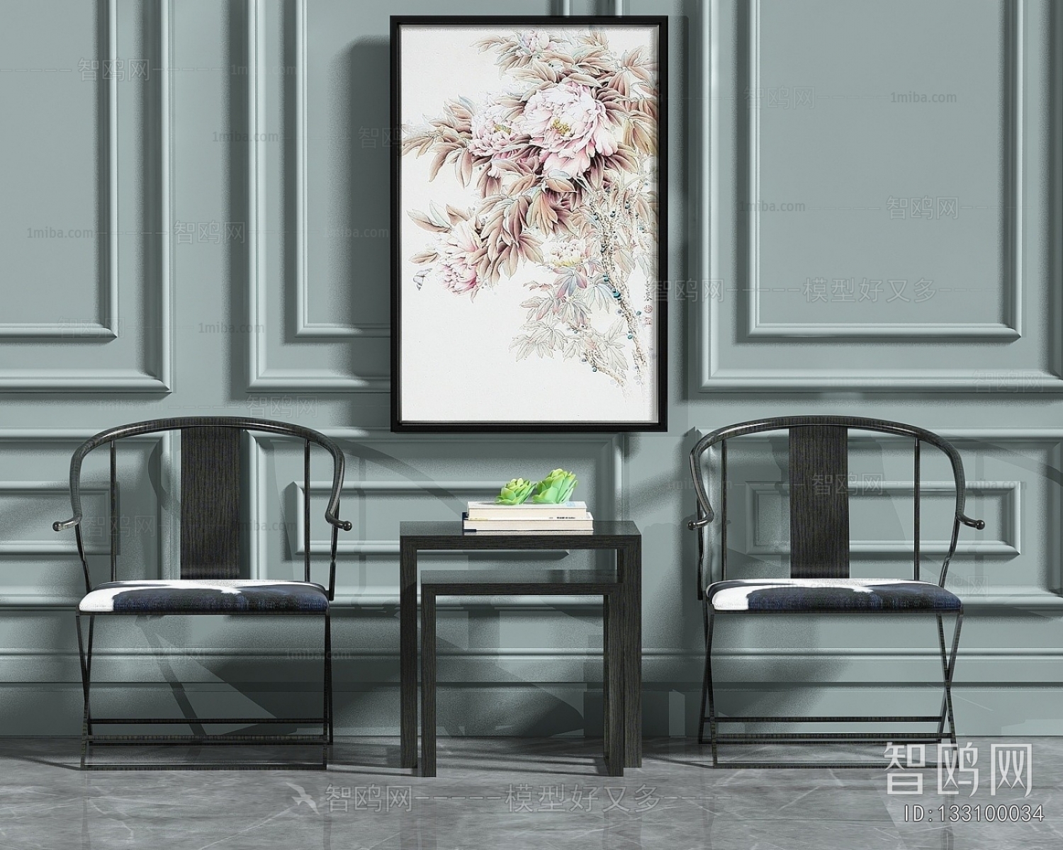 New Chinese Style Lounge Chair