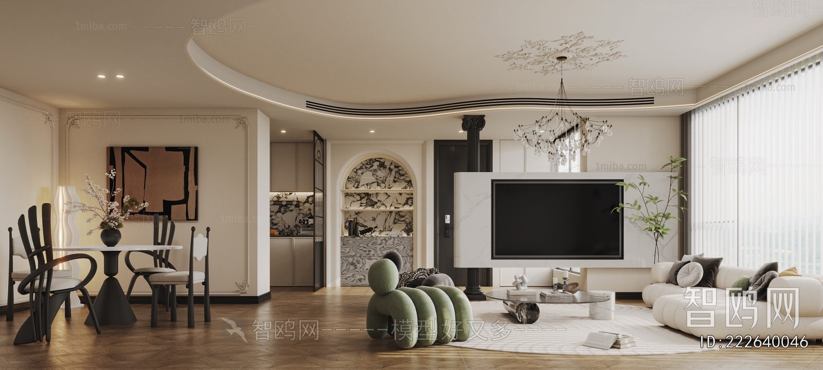 French Style A Living Room