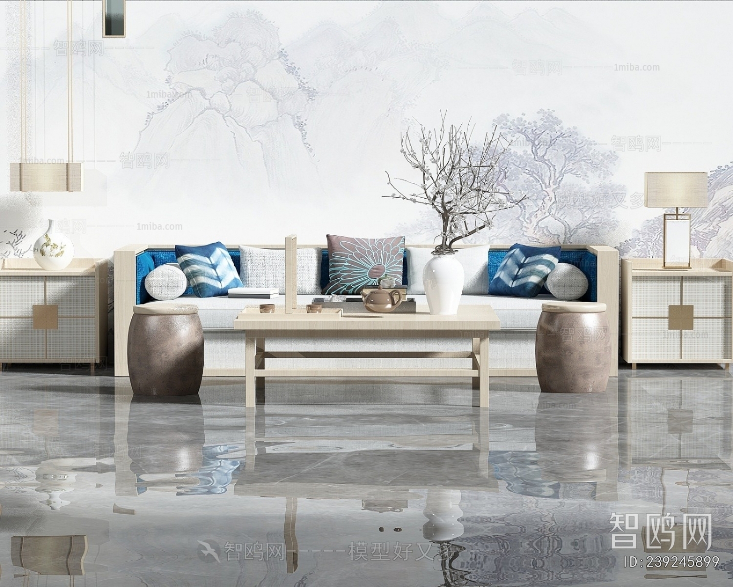 Modern Multi Person Sofa