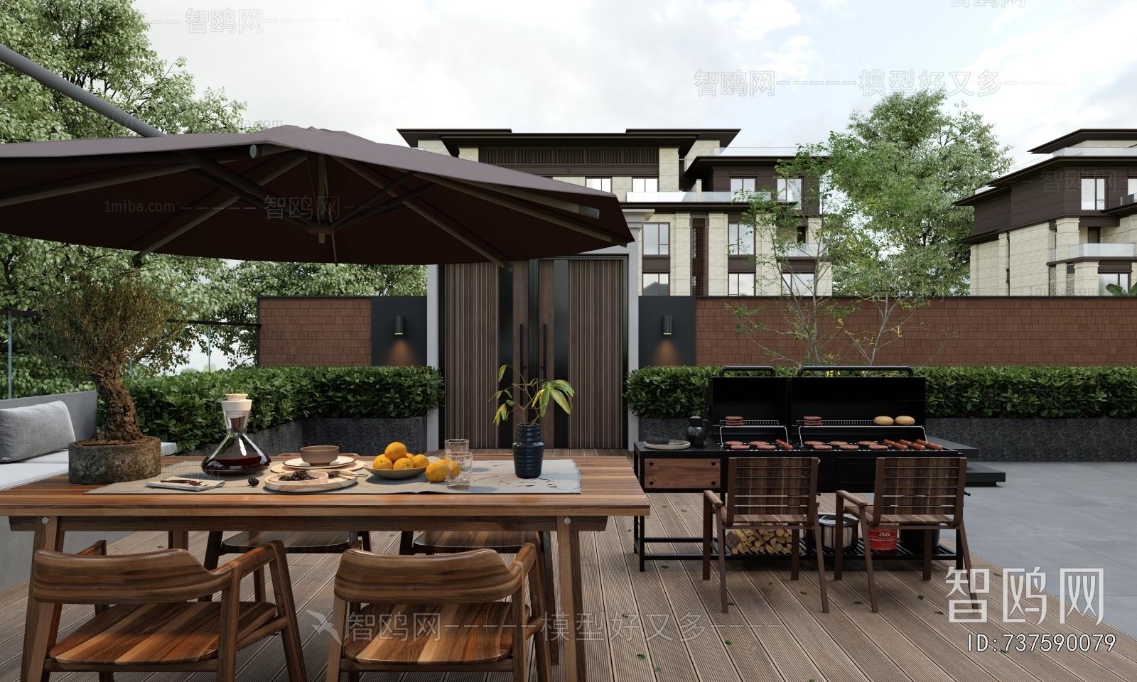 Modern Courtyard/landscape