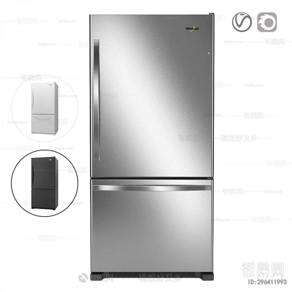 Modern Refrigerator Freezer