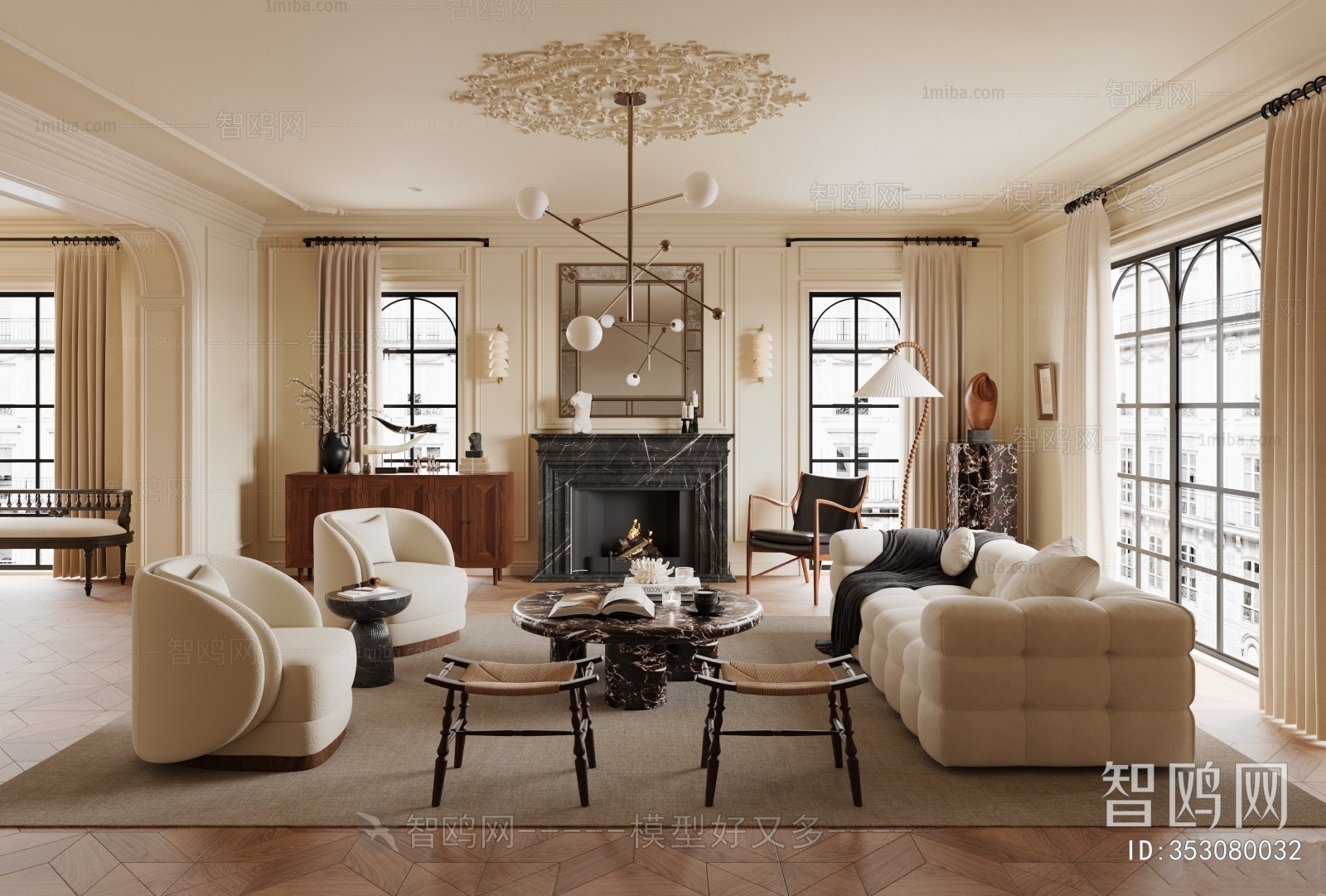 French Style A Living Room